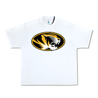 White missouri tigers Urban Heavy Tee - linhVisuals