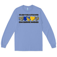 Colony Blue its okay to be little extra Long Sleeve Tee - Artiststas