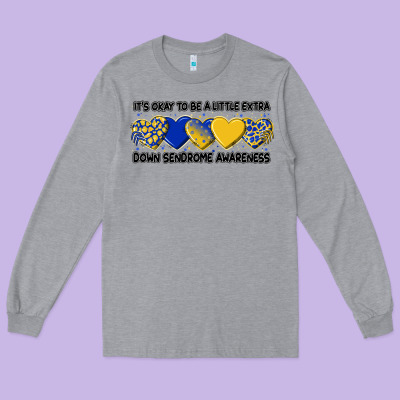Its Okay To Be Little Extra Long Sleeve Tee Designed By Artiststas