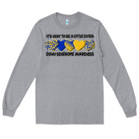 Heather Grey its okay to be little extra Long Sleeve Tee - Artiststas