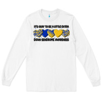 White its okay to be little extra Long Sleeve Tee - Artiststas