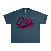 Midnight Navy montana griz Urban Heavy Tee - linhVisuals