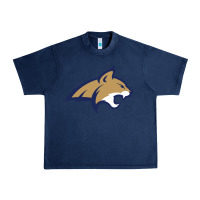 Navy montana state bobcats Urban Heavy Tee - linhVisuals