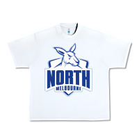White north melbourne fc Urban Heavy Tee - linhVisuals