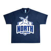 Navy north melbourne fc Urban Heavy Tee - linhVisuals