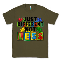 Army Green Just different not less Classic Tee - FaDigitalArtStudio