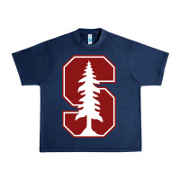 Navy stanford cardinal Urban Heavy Tee - linhVisuals
