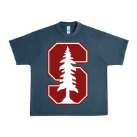 Midnight Navy stanford cardinal Urban Heavy Tee - linhVisuals