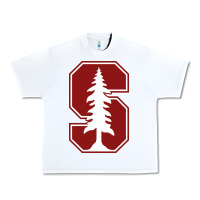 White stanford cardinal Urban Heavy Tee - linhVisuals