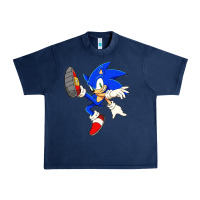 Navy Söniĉ Kids Urban Heavy Tee - linhVisuals
