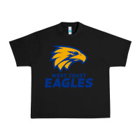 Black west coast eagles Urban Heavy Tee - linhVisuals