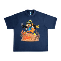 Navy conker the squirrel, bad, video game, game, green, squirel Urban Heavy Tee - linhVisuals