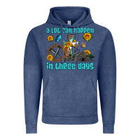 Vintage Denim easter a lot can happen in three days western sunflowers Vintage Hoodie - Artiststas