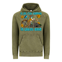 Vintage Olive easter a lot can happen in three days western sunflowers Vintage Hoodie - Artiststas