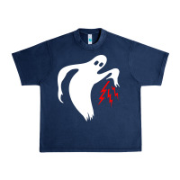 Navy the ghost army Urban Heavy Tee - linhVisuals