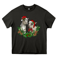Asphalt christmas baby goats Heavy Core Tee - RanaPortraitStore