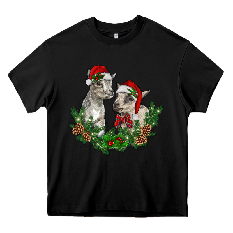 Christmas Baby Goats Heavy Core Tee by RanaPortraitStore | Teevron