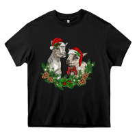Black christmas baby goats Heavy Core Tee - RanaPortraitStore