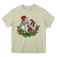 Mossy christmas baby goats Heavy Core Tee - RanaPortraitStore