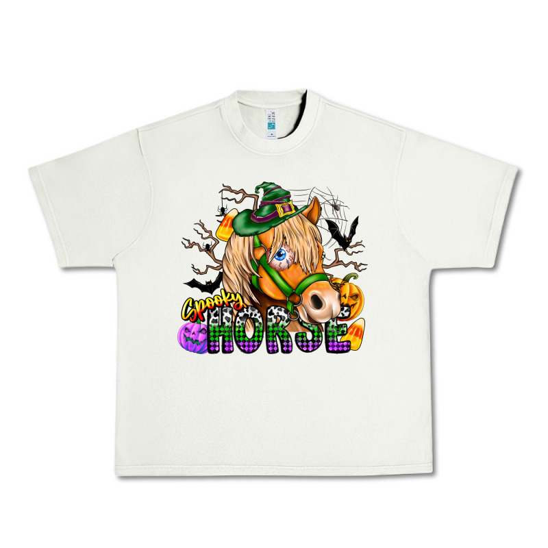 Spooky Horse Urban Heavy Tee by CowhideDigitalArt | Teevron