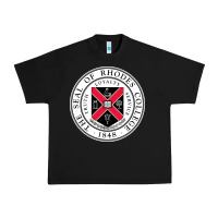 Black Rhodes College Urban Heavy Tee - linhVisuals