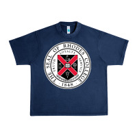 Navy Rhodes College Urban Heavy Tee - linhVisuals