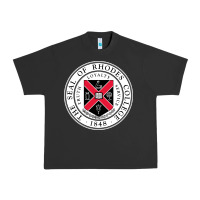 Pigment Black Rhodes College Urban Heavy Tee - linhVisuals