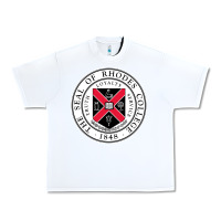 White Rhodes College Urban Heavy Tee - linhVisuals