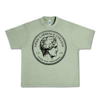 Oil Green Sarah Lawrence College Urban Heavy Tee - linhVisuals