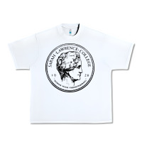 White Sarah Lawrence College Urban Heavy Tee - linhVisuals