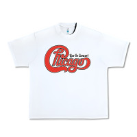 White Chicago Live In Concert Urban Heavy Tee - linhVisuals