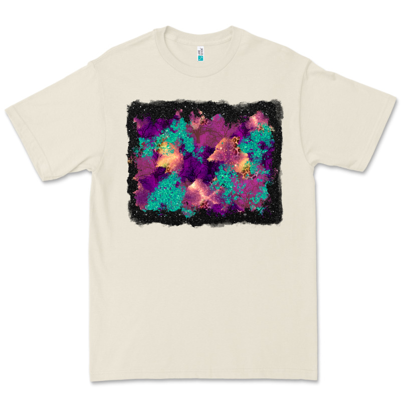 Halloween Trees And Turquoise Glitter Background Premium Tee by BundleAndBundleShop | Teevron