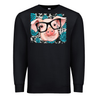 Black gemstone and cowhide pig Premium Sweatshirt - RanaPortraitStore