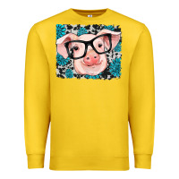 Gemstone And Cowhide Pig Premium Sweatshirt | Teevron