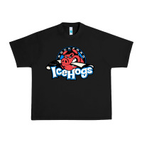 Black #the icehogs rockford Urban Heavy Tee - linhVisuals