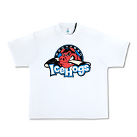 White #the icehogs rockford Urban Heavy Tee - linhVisuals
