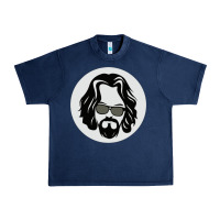 Navy big lebowski Urban Heavy Tee - linhVisuals