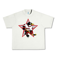 Red Penguin 1990's Russian Urban Heavy Tee | Teevron