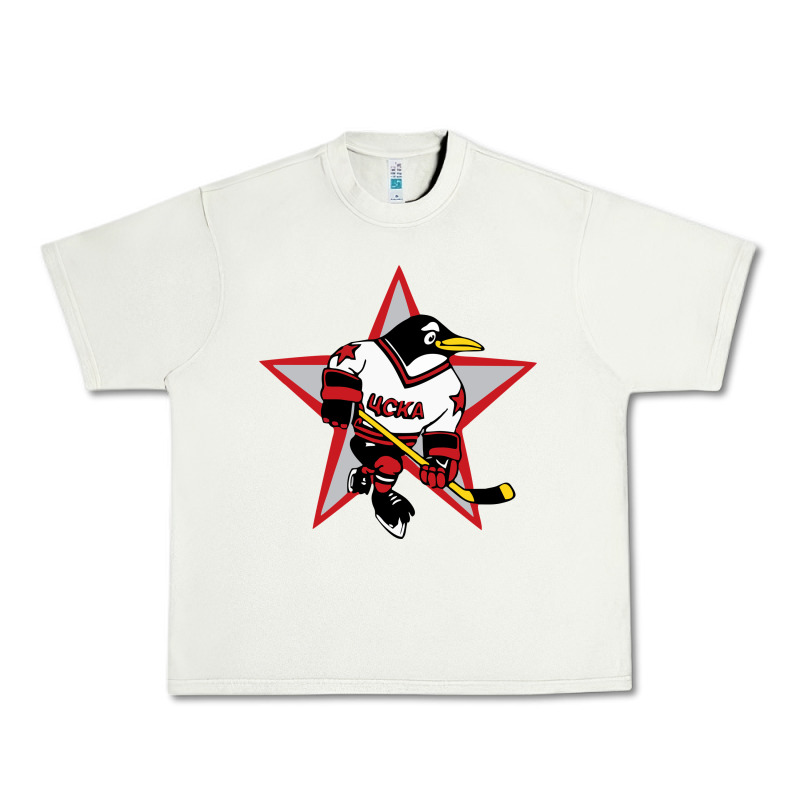 Red Penguin 1990's Russian Urban Heavy Tee by linhVisuals | Teevron