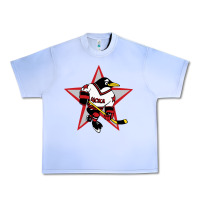 Grape Ice red penguin 1990's russian Urban Heavy Tee - linhVisuals