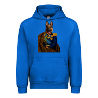 Cobalt Pet Portraits, Custom Pet Portraits, Renaissance Pet Portraits, Custom Urban Hoodie - RanaPortraitStore