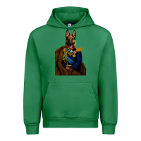 Emerald Pet Portraits, Custom Pet Portraits, Renaissance Pet Portraits, Custom Urban Hoodie - RanaPortraitStore