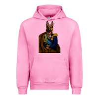 Fuchsia Pink Pet Portraits, Custom Pet Portraits, Renaissance Pet Portraits, Custom Urban Hoodie - RanaPortraitStore