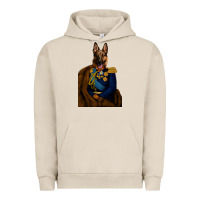 Pigment French Oak Pet Portraits, Custom Pet Portraits, Renaissance Pet Portraits, Custom Urban Hoodie - RanaPortraitStore