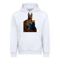 White Pet Portraits, Custom Pet Portraits, Renaissance Pet Portraits, Custom Urban Hoodie - RanaPortraitStore