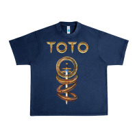 Navy #toto, sword of the rings Urban Heavy Tee - linhVisuals