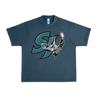 Midnight Navy the-san-jose-barracuda-pen Urban Heavy Tee - linhVisuals