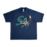 Navy the-san-jose-barracuda-pen Urban Heavy Tee - linhVisuals