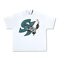 White the-san-jose-barracuda-pen Urban Heavy Tee - linhVisuals
