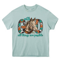 Arona with god all things are possible with horse bbs Heavy Core Tee - BundleAndBundleShop